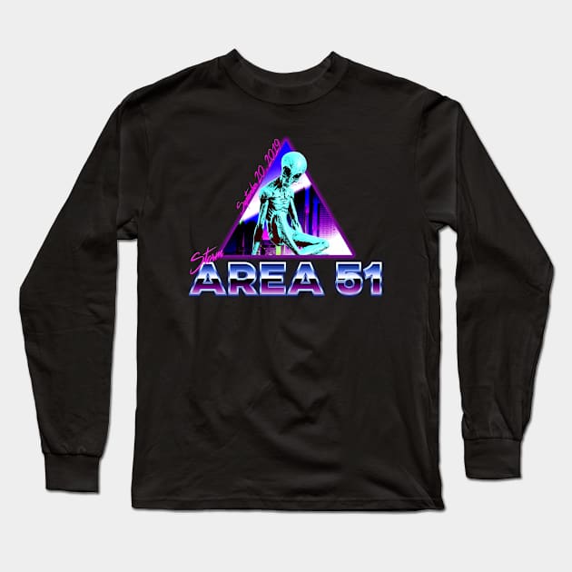 Storm Area 51 Aesthetic 2 Long Sleeve T-Shirt by giovanniiiii